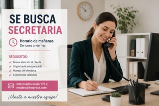 Se ofrece empleo