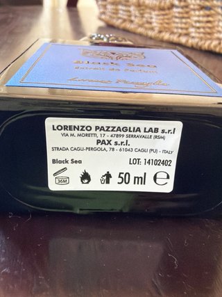 Lorenzo Pazzaglia. Black Sea. (10ml)