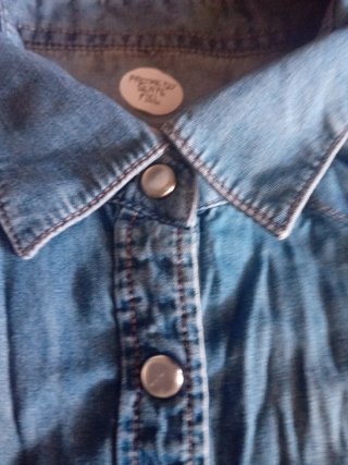 Camisa vaquera azul
