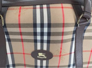 Borsa Burberry Check Beige/Marrone