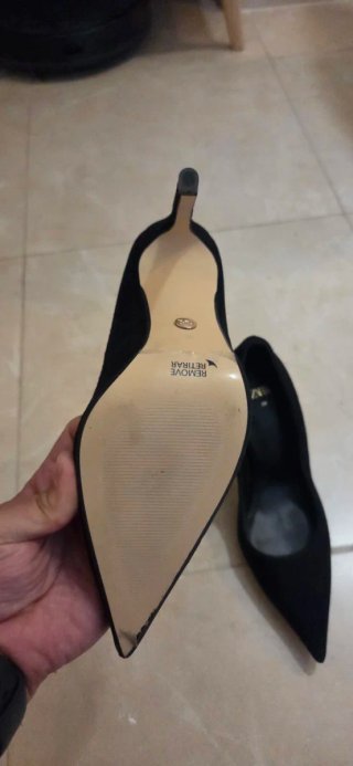 Zapatos de tacón Zara negros talla 38