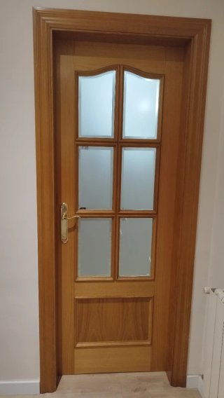 3 Puertas de Roble con Cristal Medidas 198 X 71,5