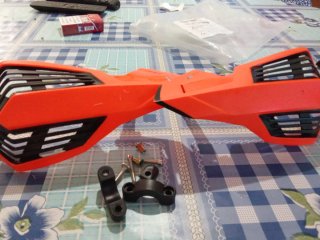 Paramanos Moto Cross Naranja Acerbis