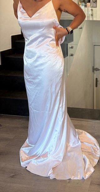 Vestido de Novia Satén Efecto Seda.