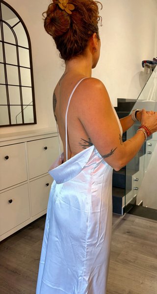 Vestido de Novia Satén Efecto Seda.