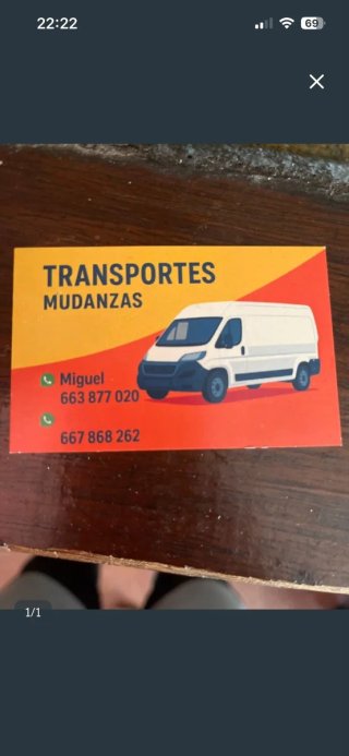 Portes y mudanzas