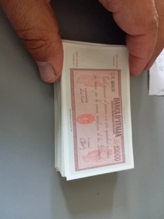 Lotto Banconote Italiane Antiche riprid.cartoline