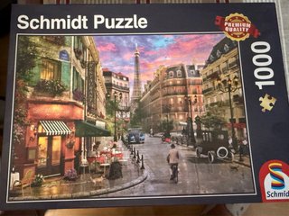 Puzzle Schmidt 1000 piezas París Torre Eiffel