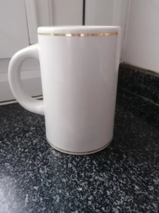 Taza antigua porcelana Atlético de Madrid