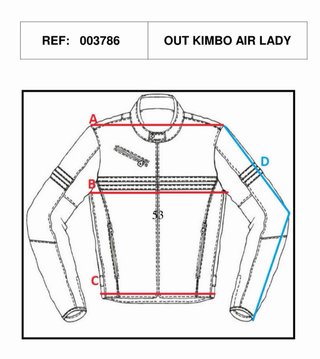 Chaqueta Moto Verano Kimbo Air Lady