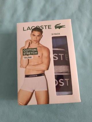 3 Calzoncillos Lacoste Algodón Talla M