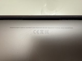 Apple MacBook Pro 16" i7 16GB 2019 A2141