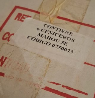 Icónicos ceniceros cerveza Mahou de porcelana