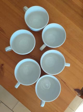 Juego café Zara Home porcelana, sin usar