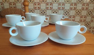Juego café Zara Home porcelana, sin usar