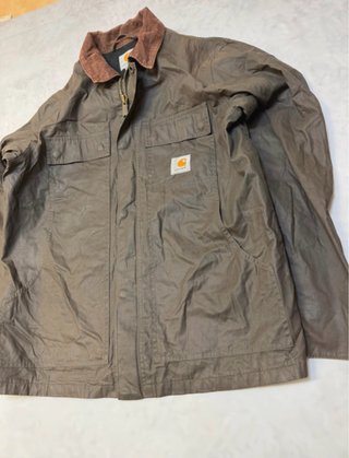 Carhartt Vintage Work Jacket Brown Cord Collar – Z