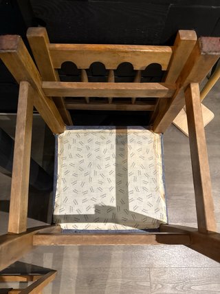 Sillas de madera estilo ladder (28 sillas en tota