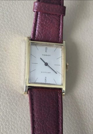 Reloj Tissot Stylist Tank Mecánico Vintage