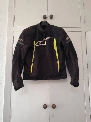 Chaqueta Moto Alpinestars Verano Negra y Amarilla