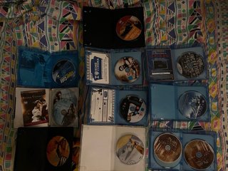 Lote 10 Blu-ray y DVD Películas y Ejercicio