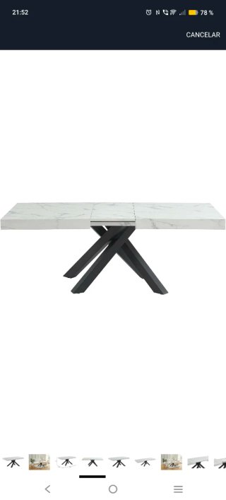 Mesa Comedor XL Mármol Diseño (240x90)