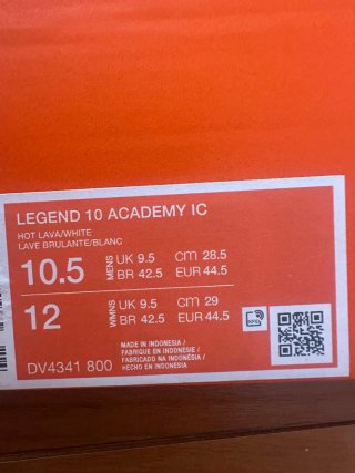 Nike Legend 10 Club IC Fútbol Sala Naranja/Rosa