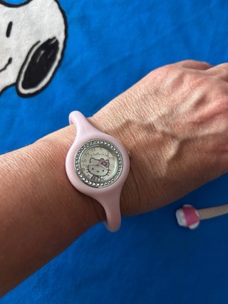 Reloj Hello Kitty Correa Silicona Rosa