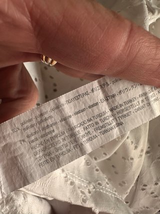 Camiseta Zara calados S/M