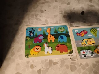 Puzles Infantiles Animales y Vehículos