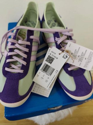 ZAPATILLAS ADIDAS SL 72 VERDE Y MORADAS 38