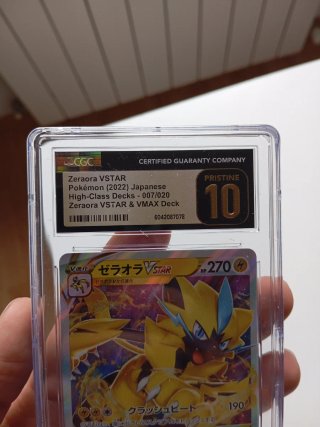Carta Pokémon Zeraora VSTAR CGC 10