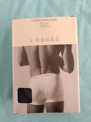3 Calzoncillos Calvin Klein Algodón Talla S