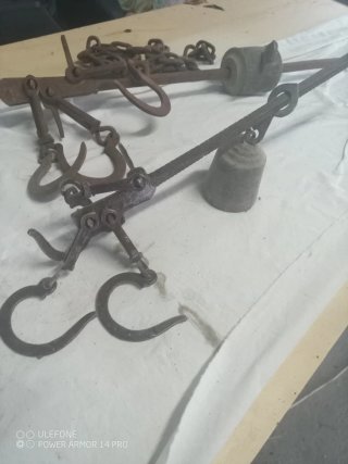 Balanza romana antigua