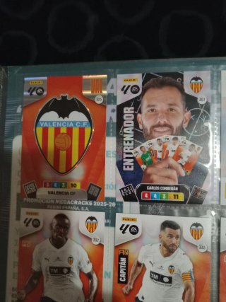 Pack cromos Adrenalyn XL Valencia 2026