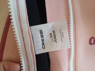 Cressi Monoshort Neopreno Infantil Rosa talla 5/6