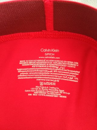 Calvin Klein Boxer Microfibra Talla S Roja