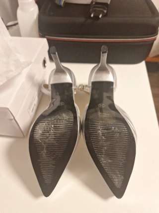 Zapatos de fiesta plateados