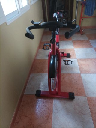 Bicicleta Spinning Roja