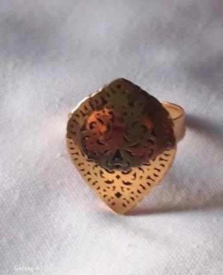Anello filigrana acciaio inox misura 18,5