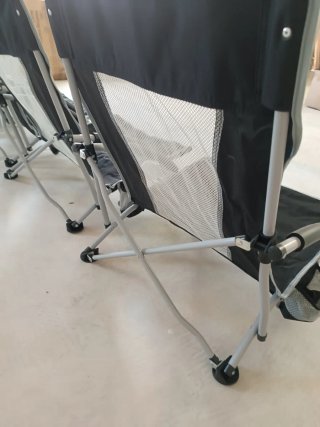 Confezione da 4 sedie pieghevoli Aktive per campeggio