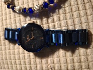 JUEGO RELOJ Y PULSERA AZUL.NUEVO.