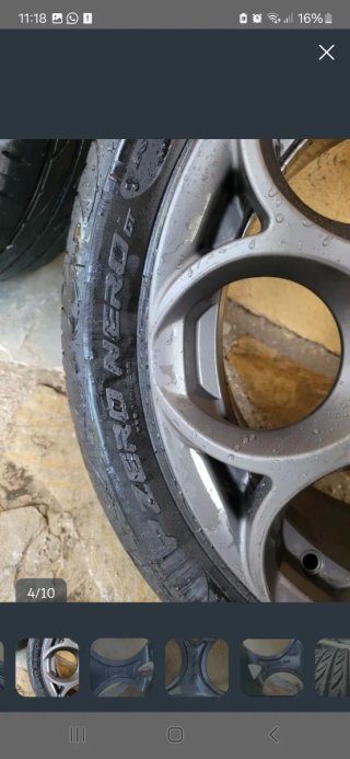 Llantas Alfa Romeo Giulia 17" con neumáticos.