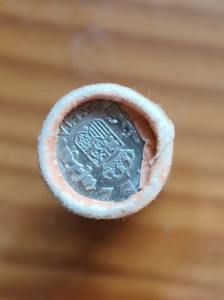 Cartucho 40 monedas 10 pesetas