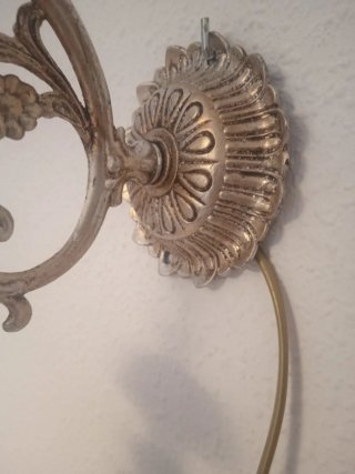 Apliques de cristal forma Medusa
