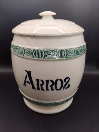 🇪🇦 Bote Cerámica Manises Arroz