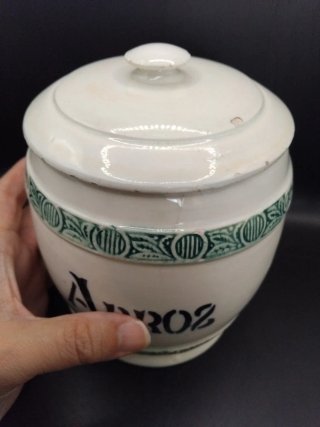 🇪🇦 Bote Cerámica Manises Arroz