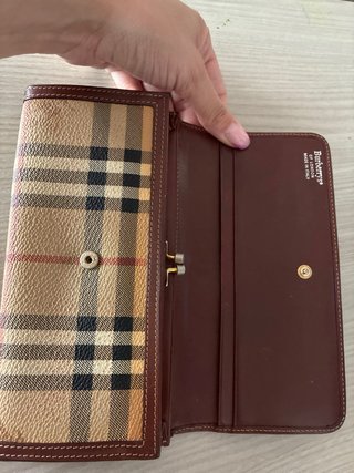 Portafoglio vintage Burberrys Beige