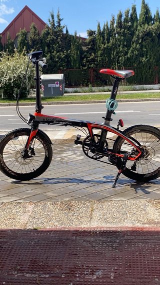 Bicicleta Plegable Fibra Carbono.