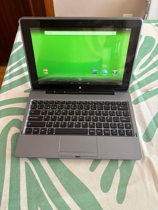 Portátil Convertible Plata/Negro