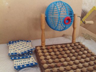 Bingo/Lotería Antiguo Madera